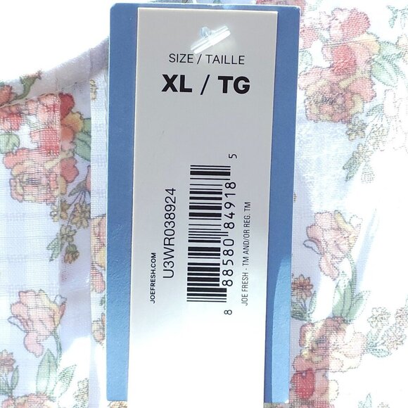 PRETTY Jillian Harris x Joe Fresh Floral Dress Women's XL BNWT - Picture 9 of 11